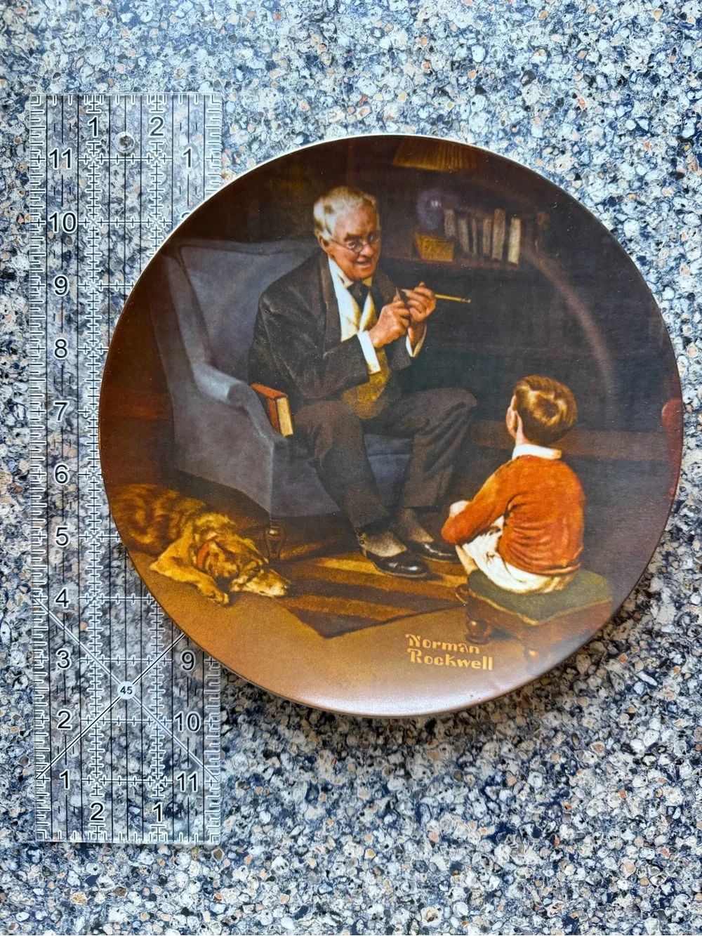 Norman Rockwell Vintage Wall Plates